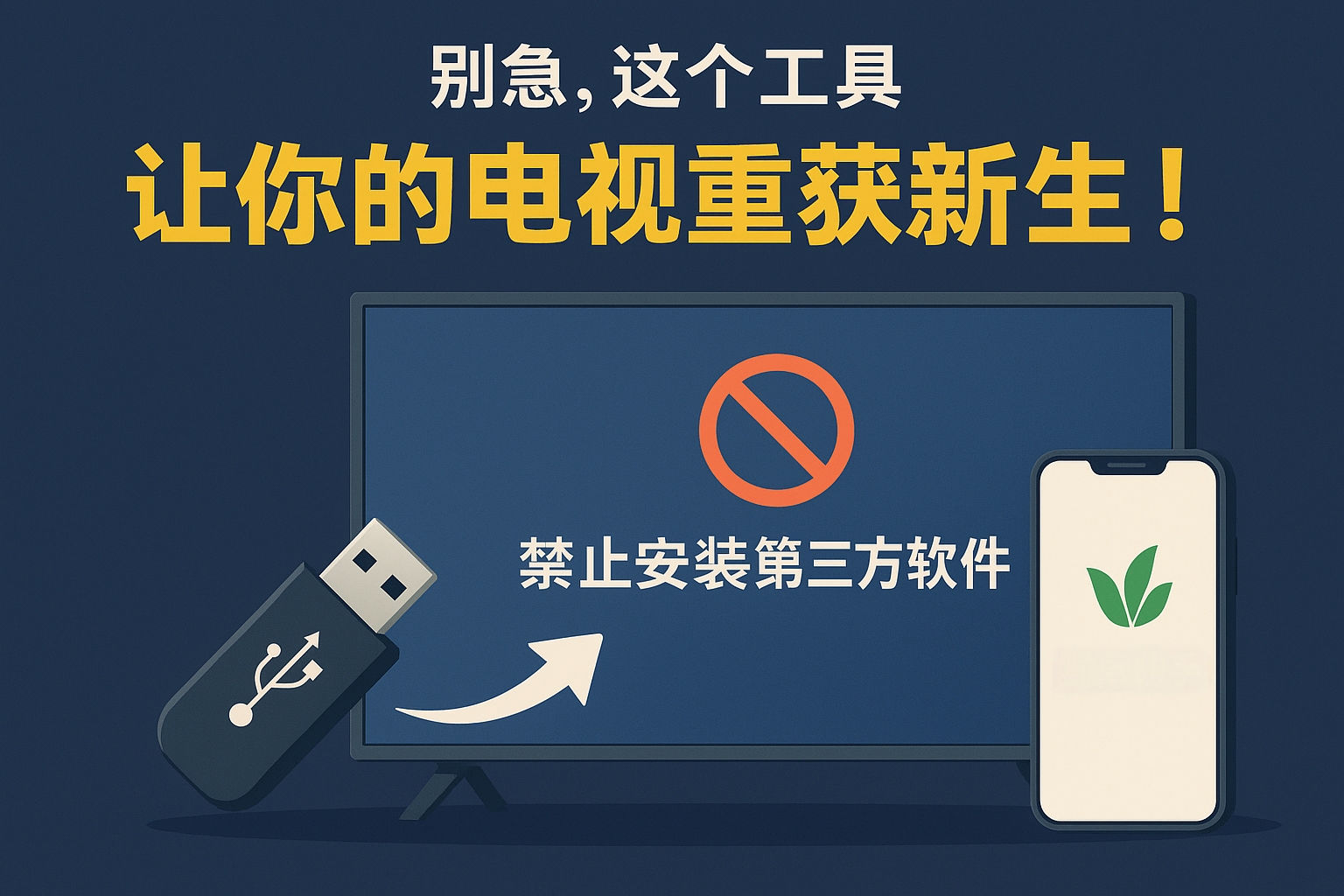 新买的电视成“摆设”?别急,这个工具让你的电视重获新生!