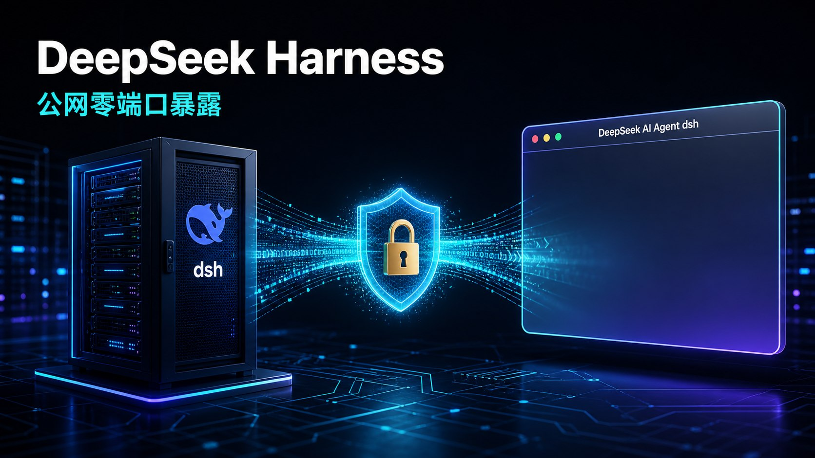 DeepSeek 官方 Agent 部署实录:公网零端口暴露的安全玩法